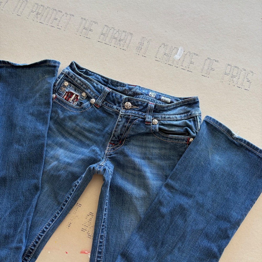 Y2K Miss Me Low rise Bootcut Jeans 29